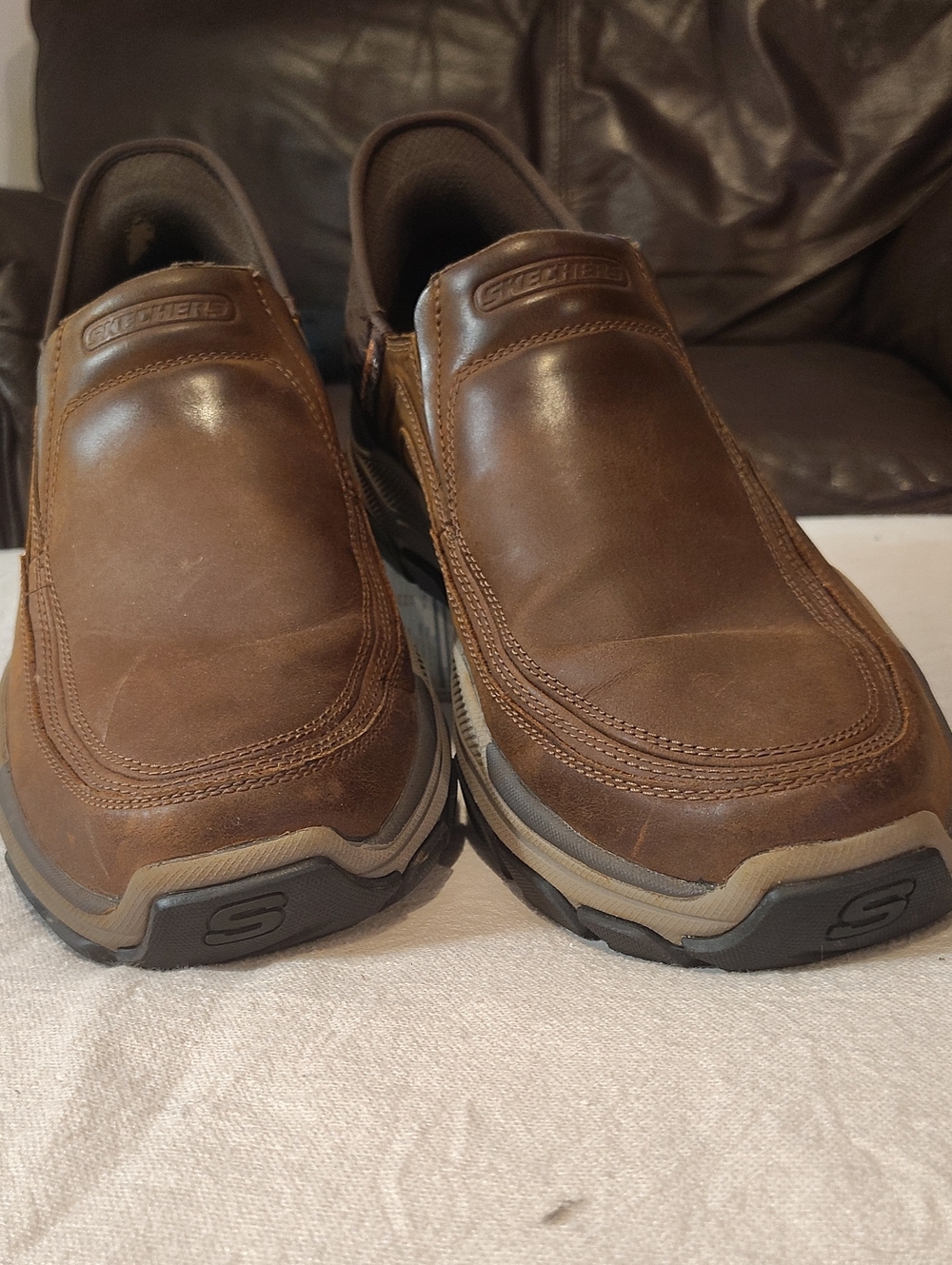 Skechers Brown Slip-Ins Loafers